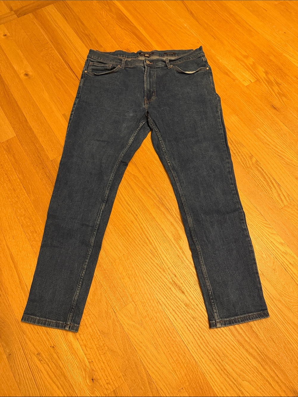 Men’s Size 36x32 Michael Kors Parker Slim Fit Jeans Dark Blue Denim Stretch GUC